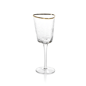 Elegance Triangular Shaped Wine Glass - The Red Hound Gifts