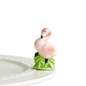 Nora Fleming Tickled Pink (Flamingo) Mini - The Red Hound Gifts