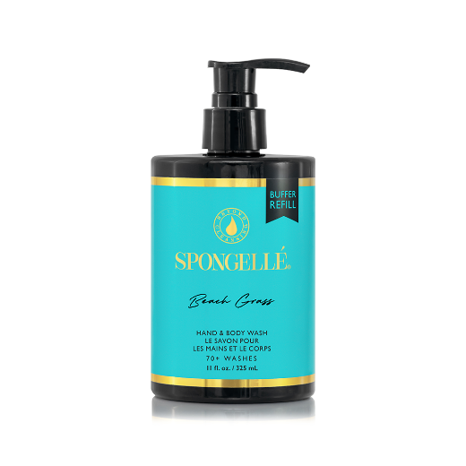 Beach Grass hand and body wash bottle with pump on a white background
