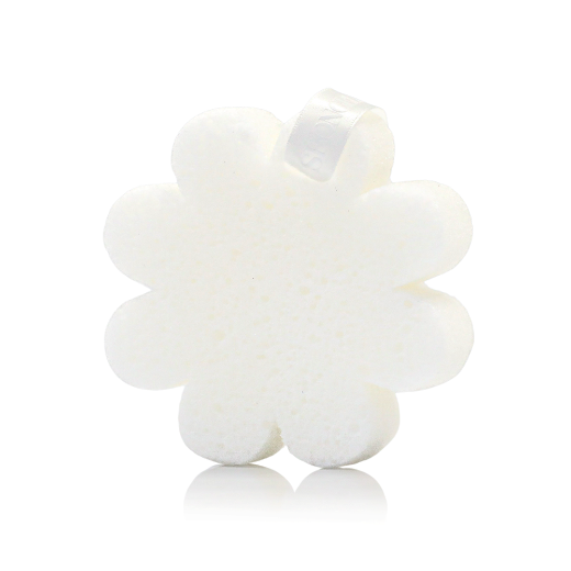 Soap infused body buffer sponge with a teal box packaging on a white background