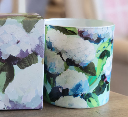 Coastal Hydrangea Boxed Candle