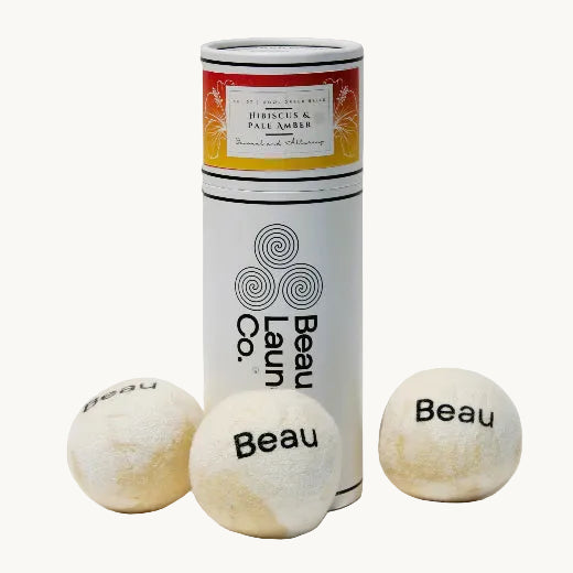 Dryer balls with packaging 