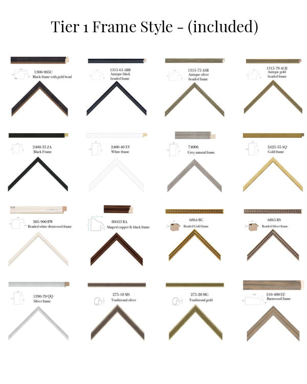 Frame options for selection 