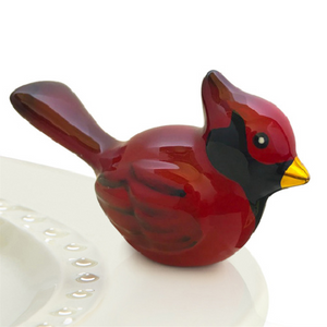 Nora Fleming Winter Songbird (Cardinal) Mini - The Red Hound Gifts