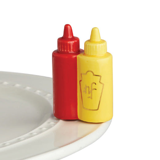 Nora Fleming Ketchup Mustard Mini