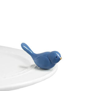 Nora Fleming Bluebird of Happiness (Bluebird) Mini - The Red Hound Gifts