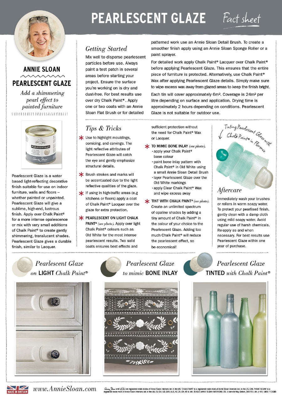 Annie Sloan Chalk Paint® Pearlescent Glaze